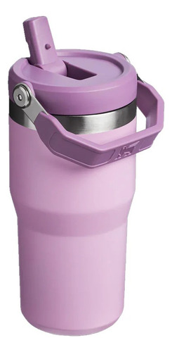 Termo Iceflow Flip Straw 20oz Lilac Marca Stanley Lila