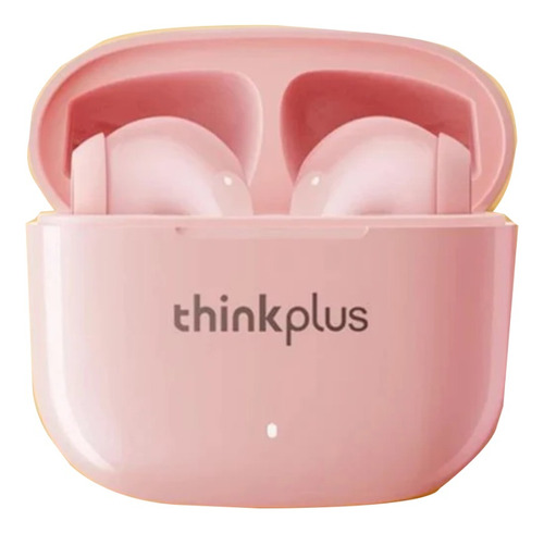 Auriculares Bluetooth Inalámbricos Lenovo Lp40 Pro In Ear Color Rosa Color de la luz Blanco