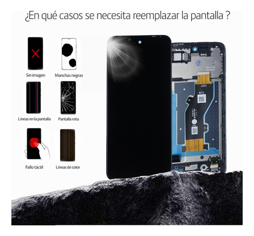 Pantalla Display Lcd Para Infinix Smart 9 X6532 Con Marco