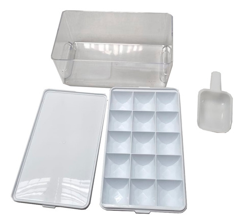 Conjunto Bandeja De Gelo Com Pá Para Refrigerador