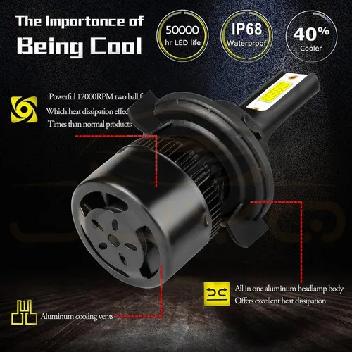 For Kit De Focos Led 9008 5202 H16 De Luz Alta/baja For