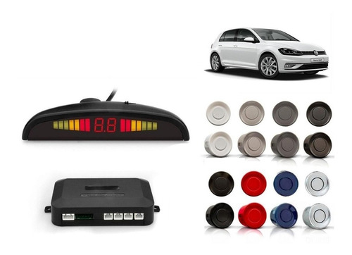 Sensor De Estacionamiento P/ Volkswagen Golf Con Display