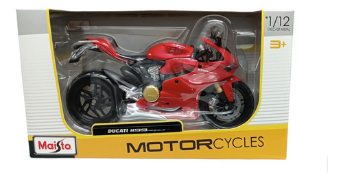 Moto Deportiva Ducatti Panigale 1199, 18cms De Largo, Maisto