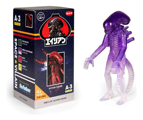 Super 7 Alien Reaction Figura Caja Sorpresa