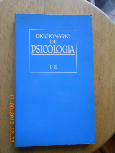 Diccionario De Psicologia - Ediciones Orbis Libro I Y Ii