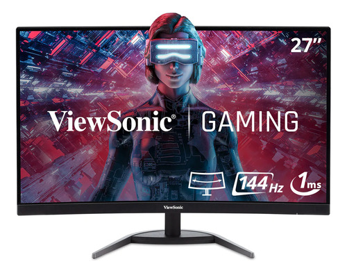 Viewsonic Vx2768-2kpc-mhd 27 Pulgadas 1440p Curvo 144hz 1ms 