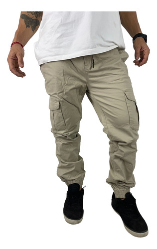 Pantalón Cargo Jogger Spy Limited Bolsillos Hombre Nuevo