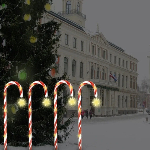 Den Luces Navideñas Juego De 8 Luces Solares Navideas Con