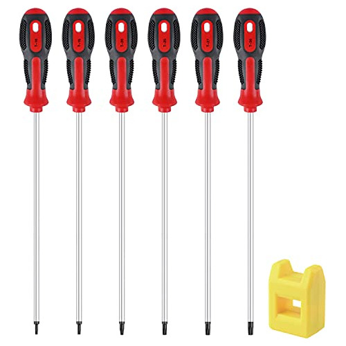 Juego De Destornilladores Torx Extra Largos T10 T30, Lo...