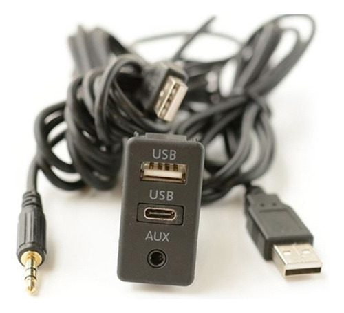 Conector De Montaje Empotrado Para Coche, Barco, Usb, Tipo C