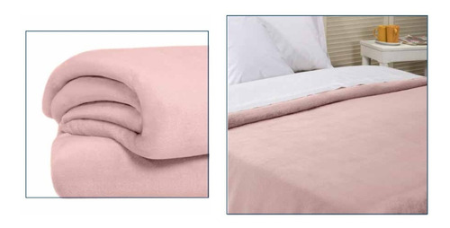 Imagen 2 de 2 de Manta Frazada Flannel 1 ½ Plaza, 150x220 Cm