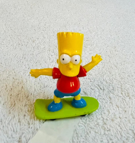 Muñeco Bart En Patineta. Los Simpsons. Huevo Jack 2004 (Usado)