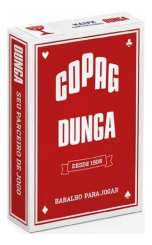 Jogo De Cartas Baralho Truco Dunga Copag Vermelho