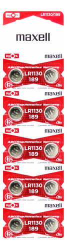 Pila Maxell Micro Alkaline Lr1130 Botón - Pack De 10 Unidades