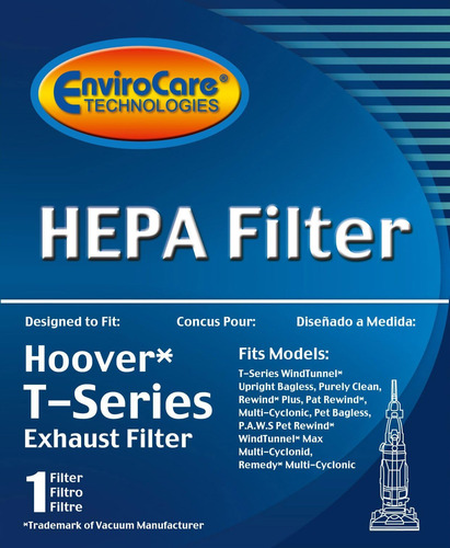 Filtro De Aspiradora De Filtración Hepa De Reemplazo Premium