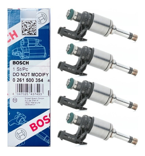 Inyectores Audi A1 A3 S3 Q3 1.4 Tfsi X4 Bosch 0261500354