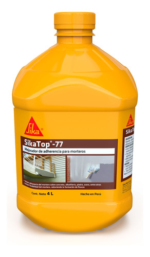 Mejorador De Adherencia Para Morteros Sikatop -77 X 4 L