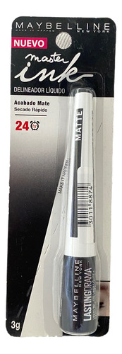 Delineador Liquido Maybelline Master Ink Mate Charcoal Black