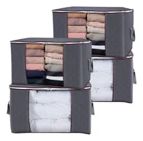 Comprar Pack X10 Organizador De Tela Funda Sabanas Mantas Acolchados