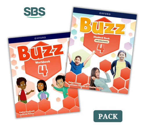 Buzz 4 - Student's Book W/digital Pack + Workbook - 2 Libros