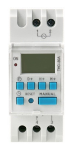 Timer Reloj Interruptor Horario 30a Digital Din 220v Alco