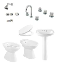 Comprar Juego Combo Sanitarios Roca Griferías Asiento Baño 