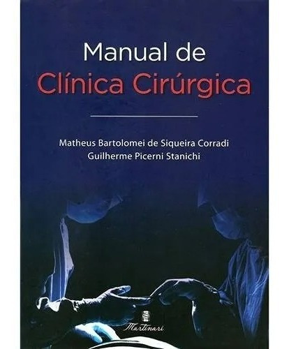 Livro Manual De Clínica Cirúrgica