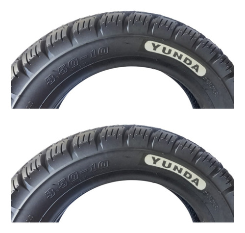 Par Llantas 3.50-10 Motoneta D150 D125 Cs125 Ds125