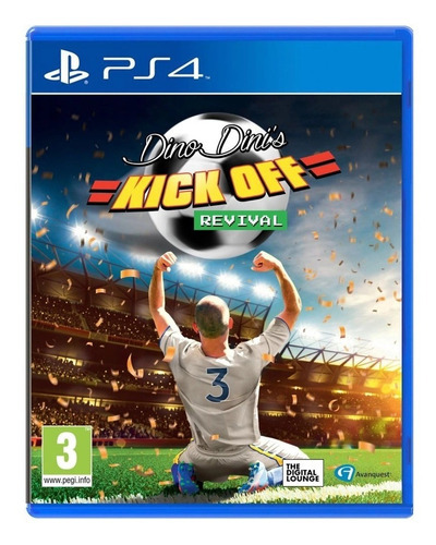 Dino Dinis Kick Off Revival, juego multimedia físico para Playstation 4