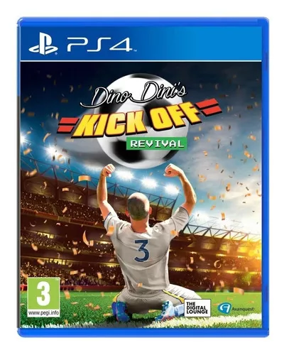 Jogo Midia Fisica Dino Dinis Kick Off Revival Playstation 4