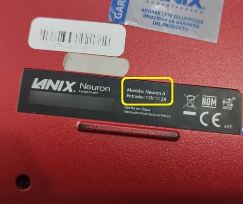 Cargador Lanix Neuron A 12v 2a Neuron X Wa-24q12fu Laptop (Reacondicionado)