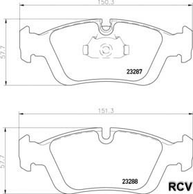 Balatas Disco  Delantera Para Bmw 325i   1993