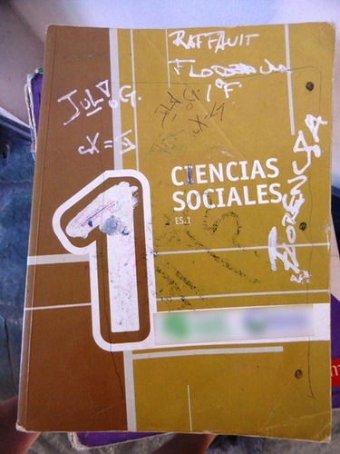 Ciencias Sociales 1 Tinta Fresca 2007 Con Garabatos En Tinta