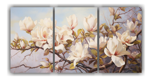 150x75cm Lienzos Modernos Impactante A Magnolias Flores
