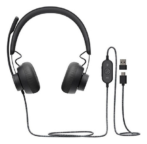 Logitech B2b Zone Wired Audifono C/microf. Usb/usb-c Cable