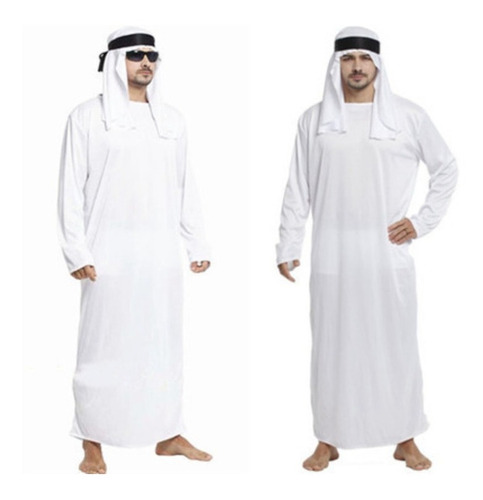 Traje Árabe Para Hombre Sheik Árabe Cosplay De Halloween