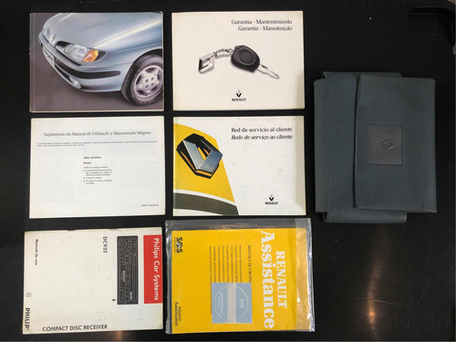 Manual Proprietário Renault Megane Hatch Sedan 1999 1.6 2.0 (Usado)