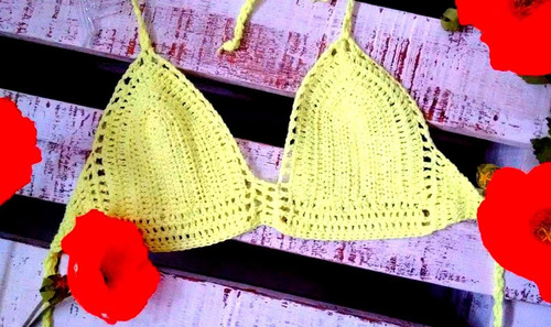 Bikini Top Crochet Forradas Calidad Premium