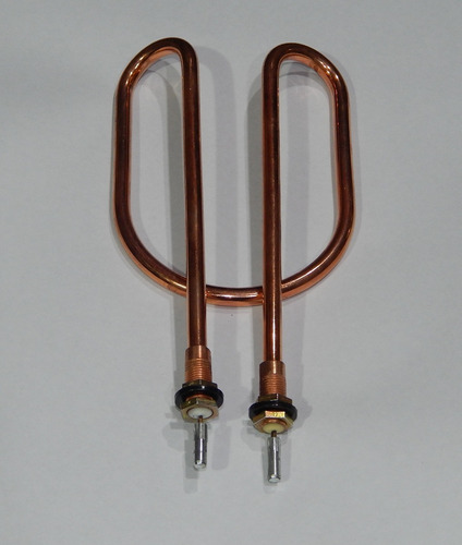 Imagen 4 de 8 de Resistencia Calefon Electrico Acero Cobreado Riñon Pulmon