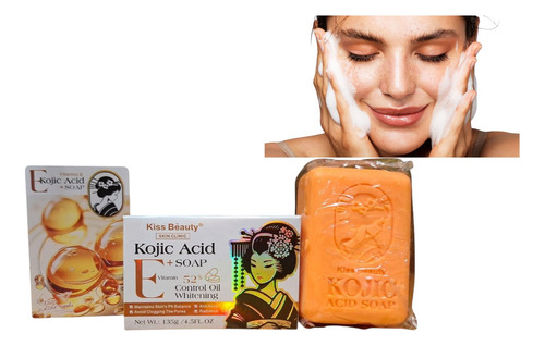 Jabón Facial Ácido Kojico Vitamina E Control Oil