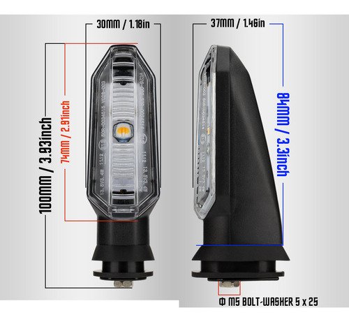 P Intermitentes Delanteros Y Traseros Para Honda Crf250 Crf