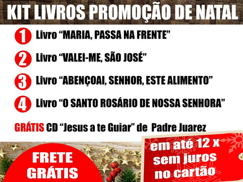 Kit Livros Promocão De Natal Padre Juarez De Castro