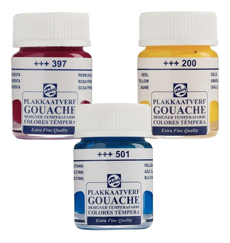 Kit 3 Guache Talens 16ml Cores Primárias - Escolha A Cor