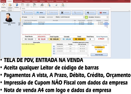 Imagem 4 de 10 de Sistema Assistência Técnica, Ordem De Serviço, Vendas Top
