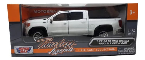 Motormax 1:24 2019 Gmc Cierra 1500 Slt Crew Cab Blanco