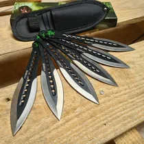 Comprar Set De 6 Dagas Zhunter P' Lanzar Acero Inox Con Funda Zb-163