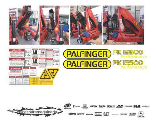 Juego De Calcas Para Palfinger Pk 15500