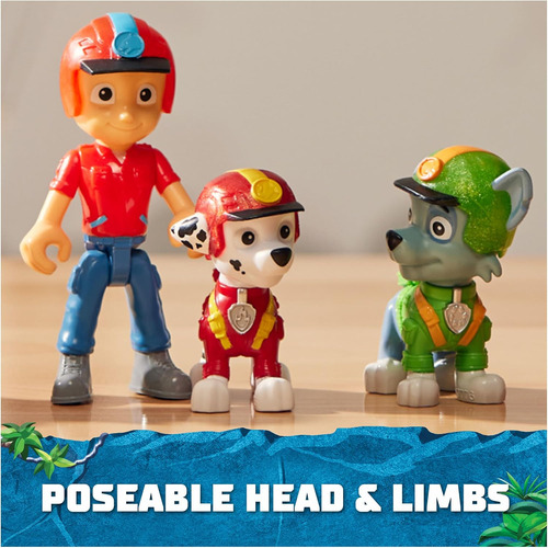 Paw Patrol: Jungle Pups Paquete De Regalo De Figuras De Acci