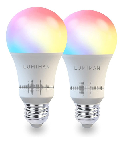Lumiman - Bombilla Wifi Inteligente Con Luz Led Rgb Que Cam.