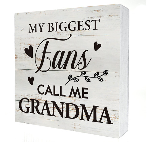 My Biggest Fans Call Me Grandma - Cartel De Madera Para Dec.